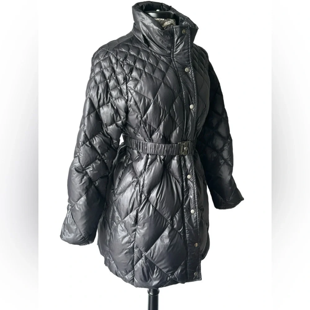 A Pea in the Pod PufferJacket Black Medium - Picture 5 of 12